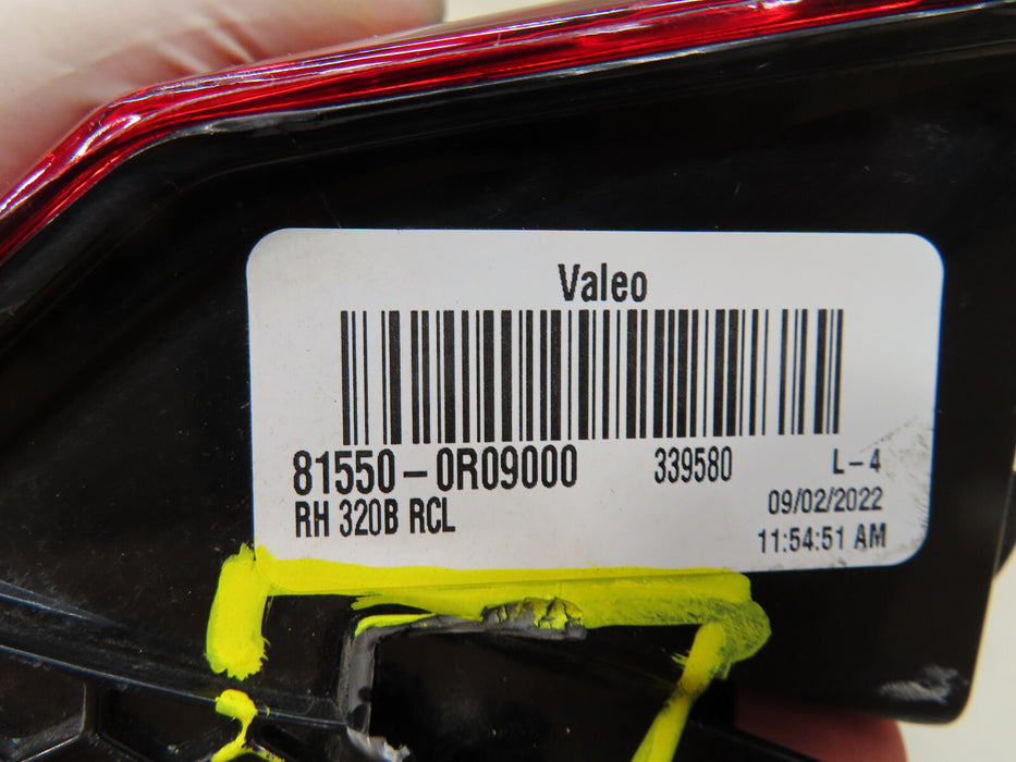 2019 2020 TOYOTA RAV4 REAR RIGHT PASSENGER SIDE TAIL LIGHT LED OEM 81550-0R09000
