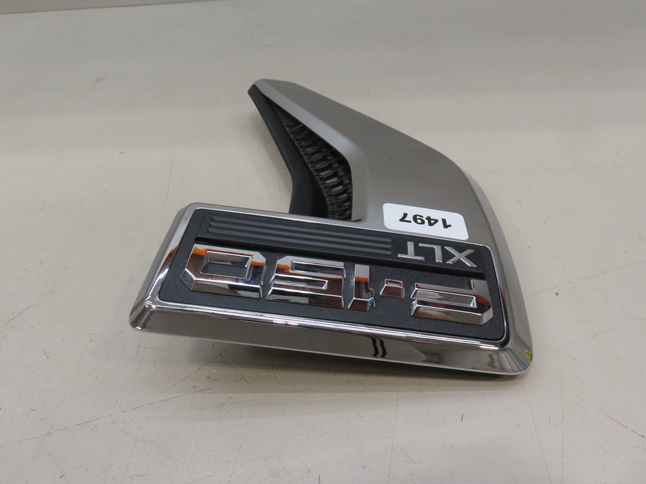 2021-2023 FORD F150 F-150 XLT LEFT DRIVER FENDER VENT NAMEPLATE OEM