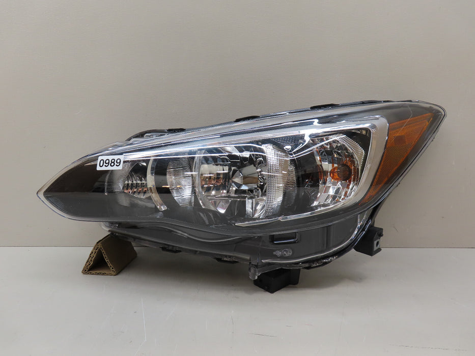 2017-2023 SUBARU IMPREZA FRONT LEFT DRIVER SIDE HEADLIGHT HEAD LAMP HALOGEN OEM