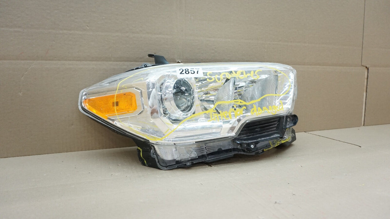 2016-2018 TOYOTA TACOMA FRONT RH RIGHT PASSENGER SIDE HEADLIGHT OEM 16 17 18
