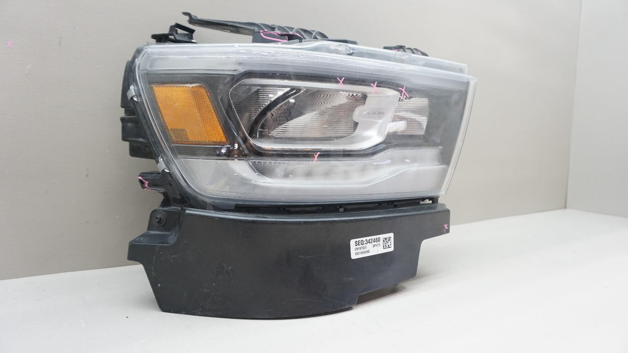 2019-2023 DODGE RAM 1500 FRONT RH RIGHT PASSENGER SIDE HEADLIGHT OEM