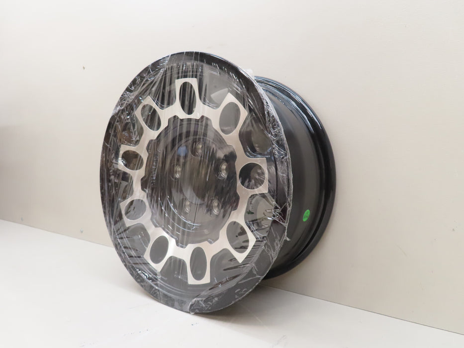 SENDEL 15X6 5/4.5 ALUMINUM BLACK TRAILER WHEEL RIM T07-56545BM (P)