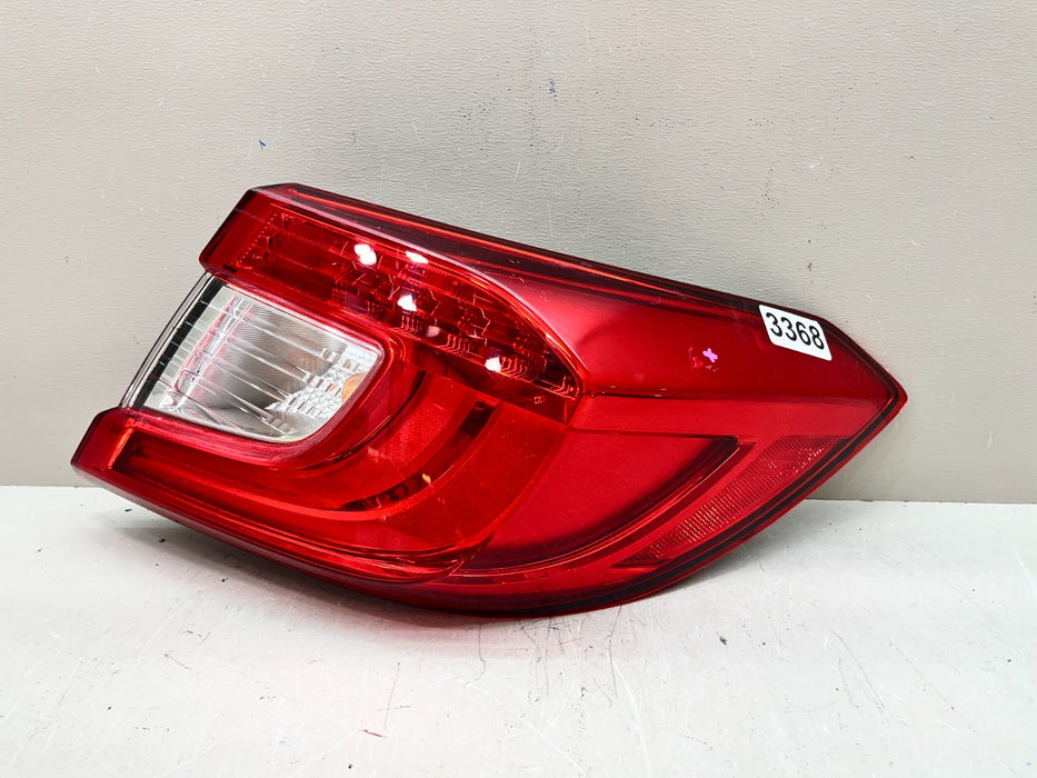2018-2022 HONDA ACCORD RH RIGHT OUTER TAIL LIGHT OEM