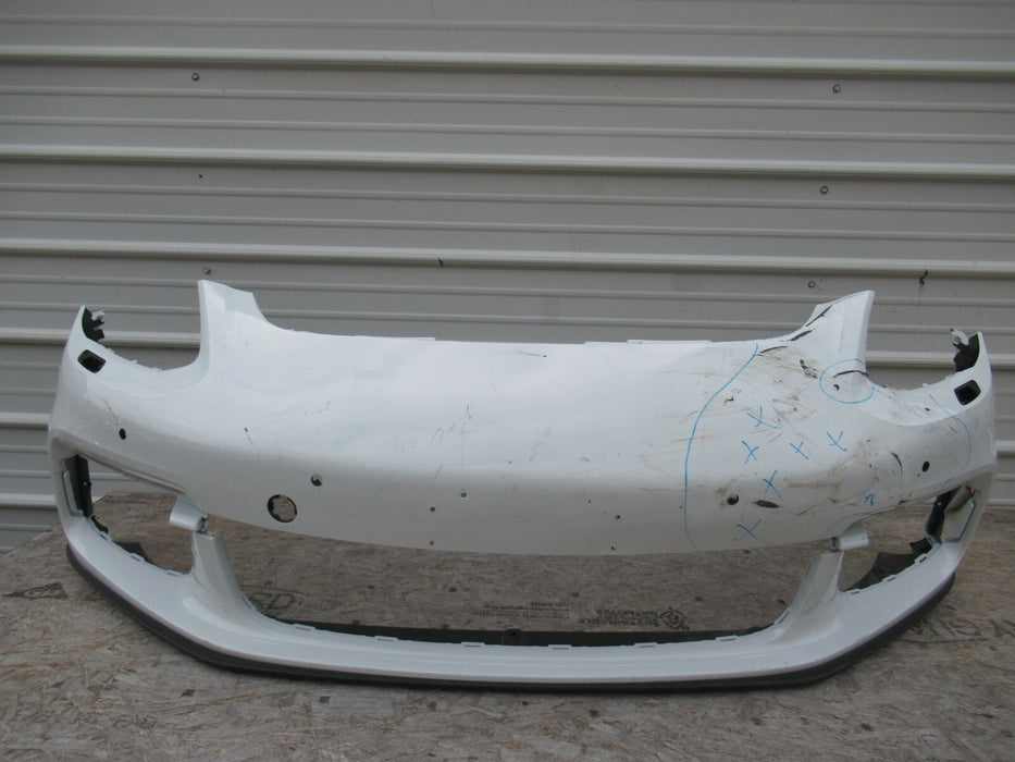 2017-2019 PORSCHE PANAMERA FRONT BUMPER COVER PANEL FACTORY WHITE 971807541 OEM