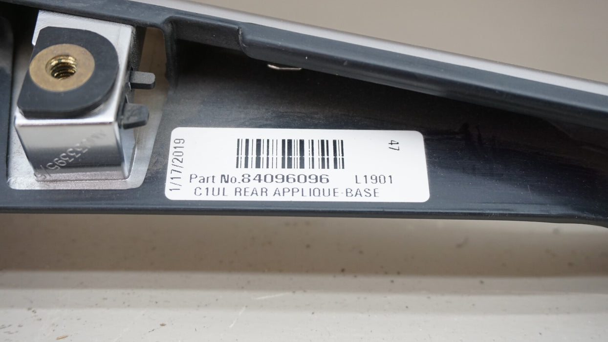 2017-2020 CADILLAC XT5 REAR TRUNK APPLIQUE TRIM MOLDING OEM 84096096