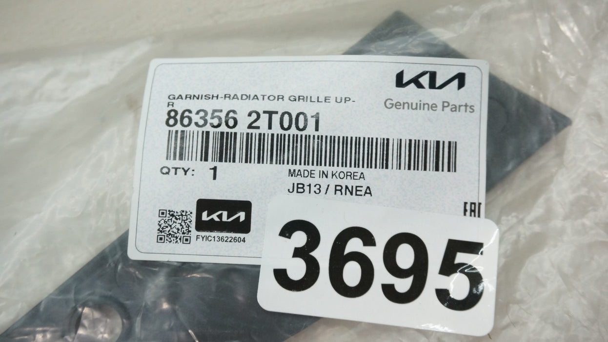 2011-2013 KIA OPTIMA RADIATOR GRILLE UPPER GARNISH 86356 2T001 OEM