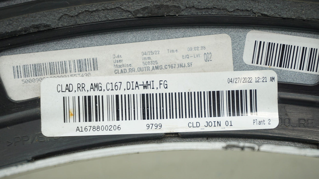 2019-2021 MERCEDES BENZ GLE450 C167 REAR RIGHT FENDER FLARE MODLING OEM