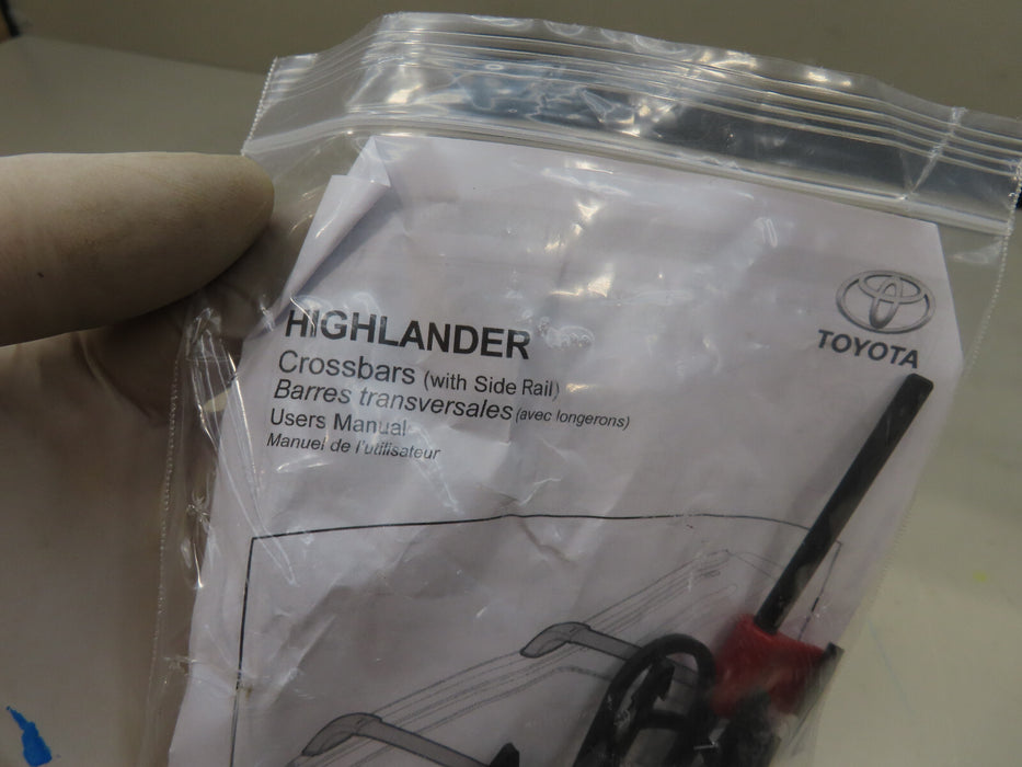 2014-2019 TOYOTA HIGHLANDER ROOF RACK LEFT/RIGHT RAILS OEM