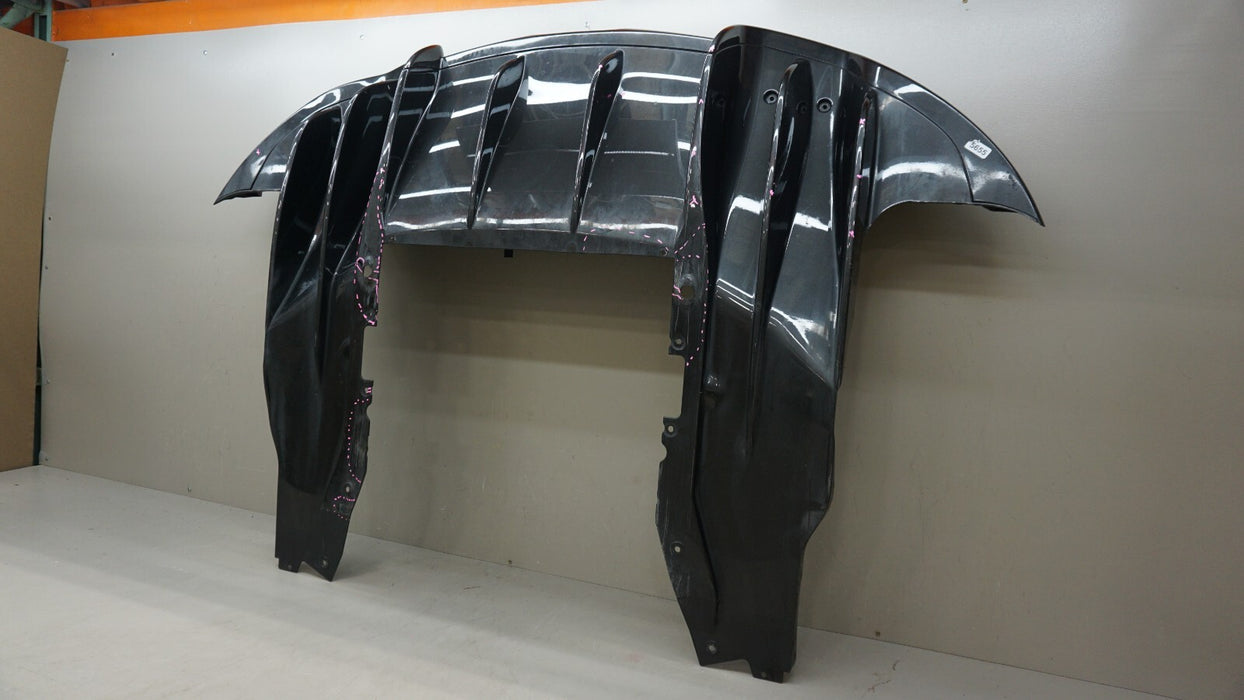 2017 MCLAREN 570S REAR LOWER BUMPER VALANCE DIFFUSER PANEL TRIM OEM 13A2692CP