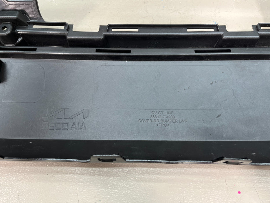 2022-2024 KIA EV6 GT GT-LINE REAR LOWER VALANCE BUMPER COVER 86612-CV200 OEM