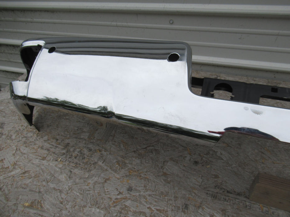 2014-2018 GMC SIERRA 1500 REAR BUMPER COVER CHROME W/ SENSOR HOLES OEM