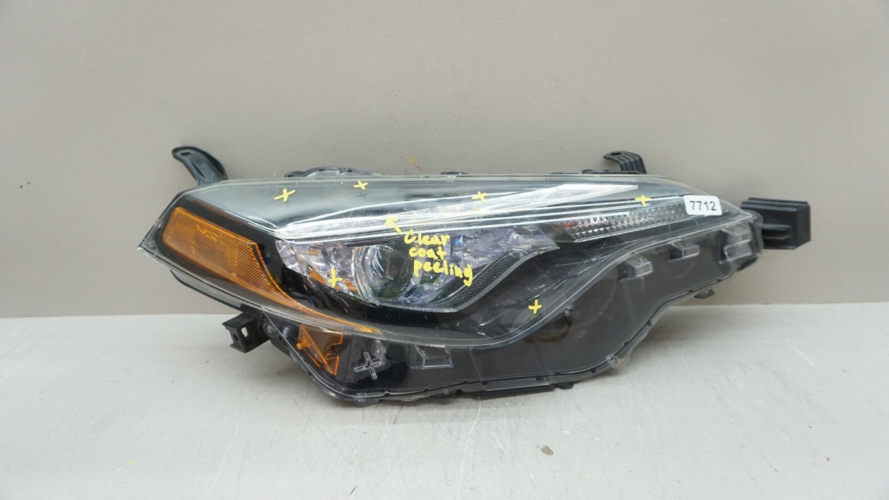 2014-2016 TOYOTA COROLLA FRONTRH RIGHT PASSENGER SIDE LED HEADLIGHT OEM