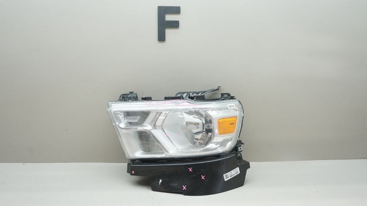 2019-2022 DODGE RAM 1500 FRONT LH LEFT DRIVER SIDE HALOGEN HEADLIGHT OEM