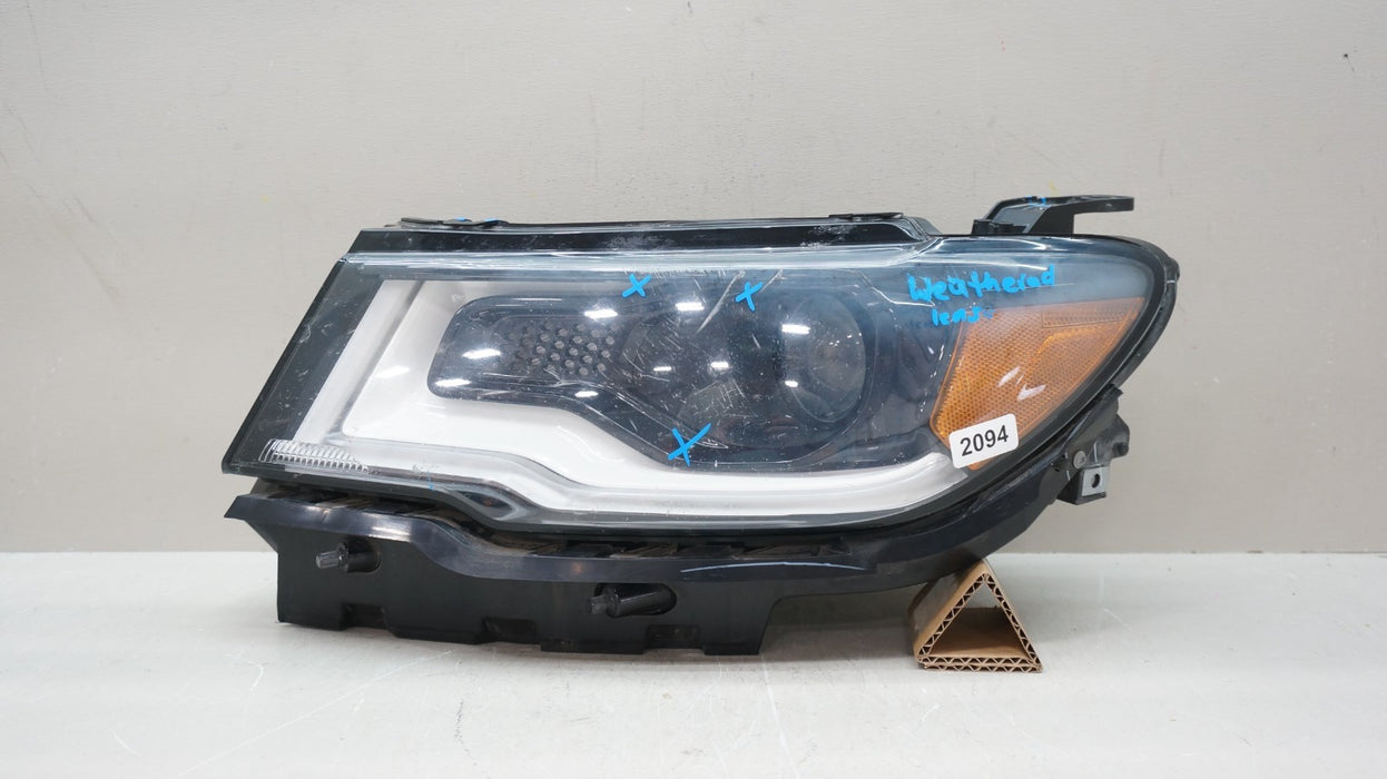 2017-2021 JEEP COMPASS FRONT LEFT DRIVERS SIDE XENON HID W/LED HEADLIGHT OEM