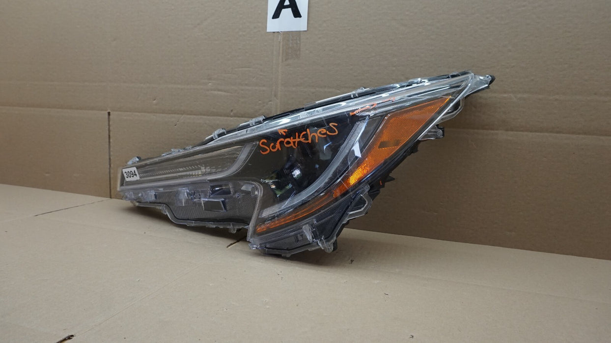 2019- 2021 TOYOTA COROLLA FRONT LEFT DRIVER SIDE HEADLIGHT HEAD LAMP CAPA