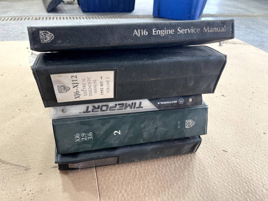 RARE* 48 TOTAL SERVICE BOOK MANUAL LOT ENGINE TRANSMISSION JAGUAR XJ6-XJ12 AJ1