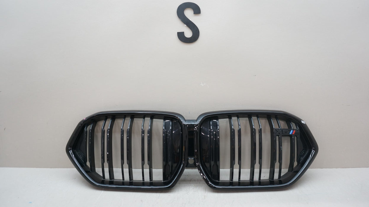 2020-2023 BMW X6 M F96 FRONT BUMPER GRILLE KIDNEY GRILL 8079731 OEM