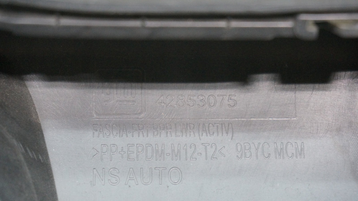 2024-2025 CHEVROLET TRAILBLAZER ACTIV FRONT LOWER BUMPER VALANCE OEM 42853075