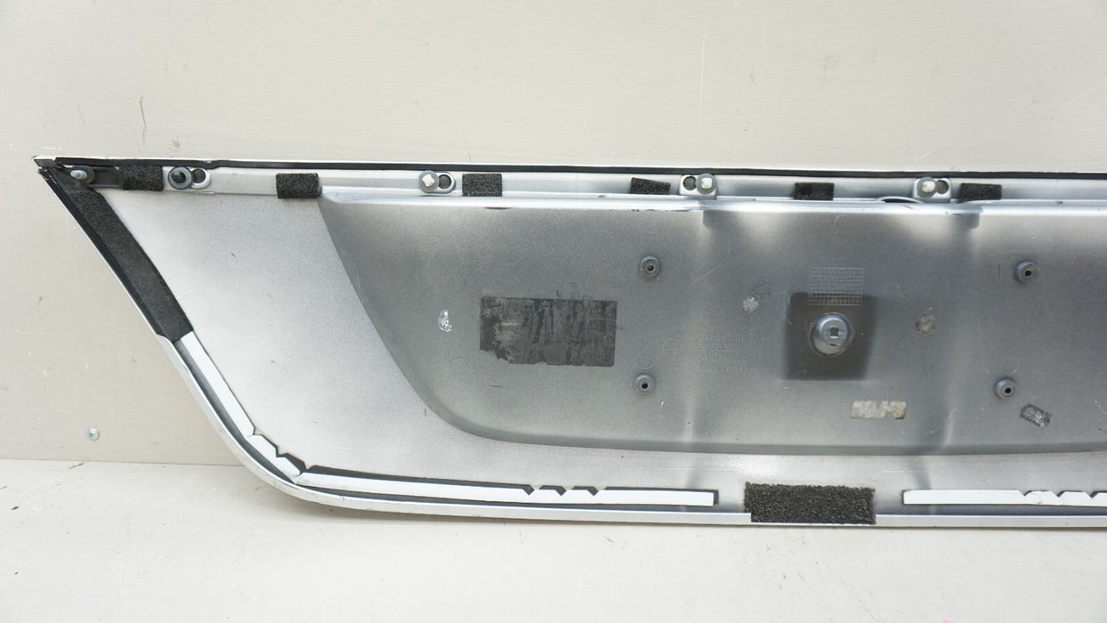 2007-2009 MERCEDES E350 W211 SEDAN REAR TRUNK LICENSE PLATE PANEL OEM 2118100173