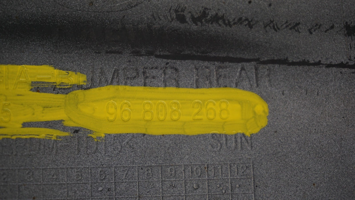 2009-2011 CHEVROOLET AVEO5 REAR BUMPER COVER PANEL OEM 96808268