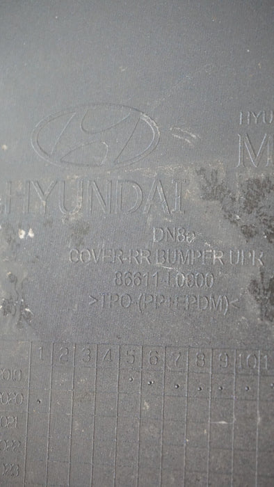 2020-2022 HYUNDAI SONATA REAR BUMPER COVER PANEL OEM 86611-L0000