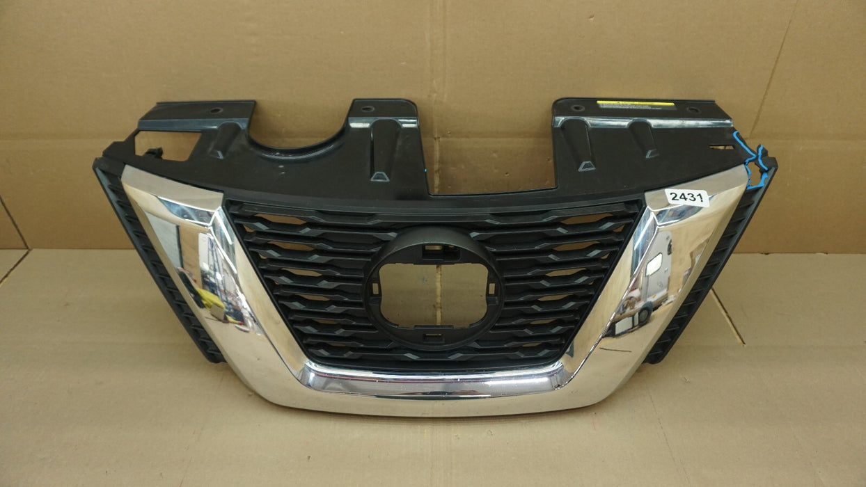 2017-2020 NISSAN ROGUE FRONT BUMPER GRILLE GRILL  W/ CHROME OEM 62310 9TG0A