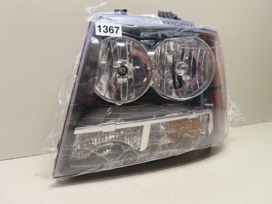2007-2014 CHEVROLET TAHOE/SUBURBAN LEFT DRIVER HEADLIGHT LAMP HALOGEN