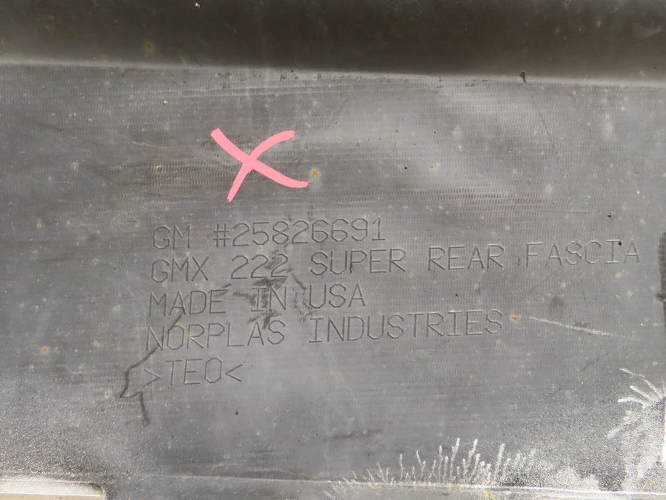 2008 2009 2010 2011 BUICK LUCERNE REAR BUMPER COVER OEM 25826691