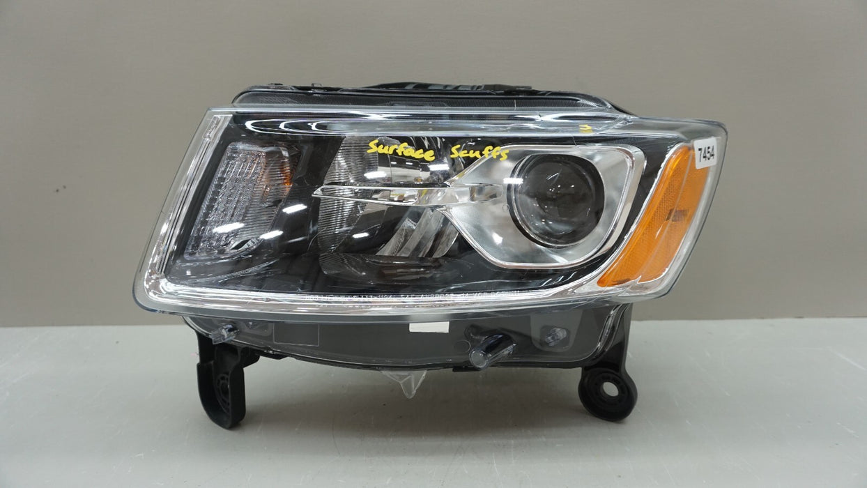 2014-2016 JEEP GRAND CHEROKEE FRONT LEFT DRIVERS SIDE HEADLIGHT HALOGEN DEPO