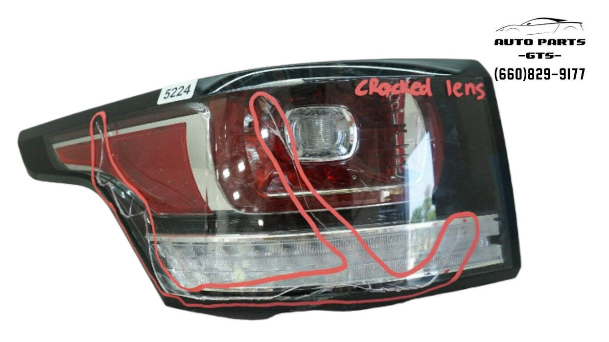 2015-2017 RANGE ROVER SPORT L494 REAR LEFT TAIL LIGHT LAMP OEM DK62-13405-BA