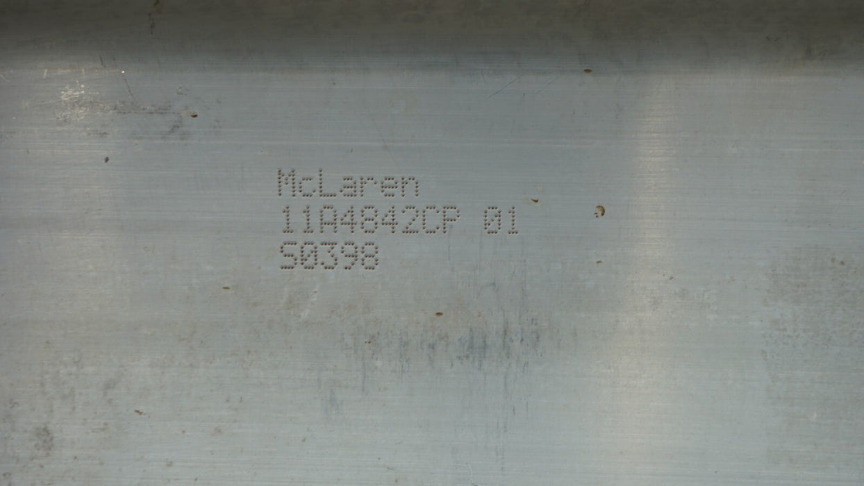 2012-2014 MCLAREN MP4-12C FRONT RIGHT FRAME RAIL EXTENSION BAR OEM 11A4842CP