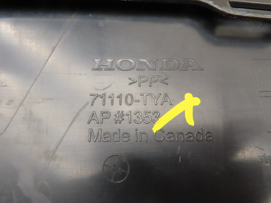 2022 ACURA MDX SUV FRONT LOWER BUMPER COVER SKID VALANCE PANEL OEM 71110-TYA