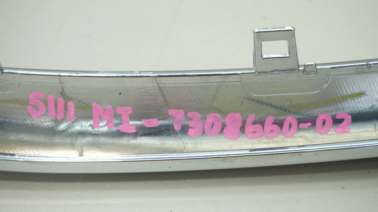 2014-2018 BMW X5 X6 FRONT LH GRILLE CHROME SURROUND TRIM 5111 7308660 OEM