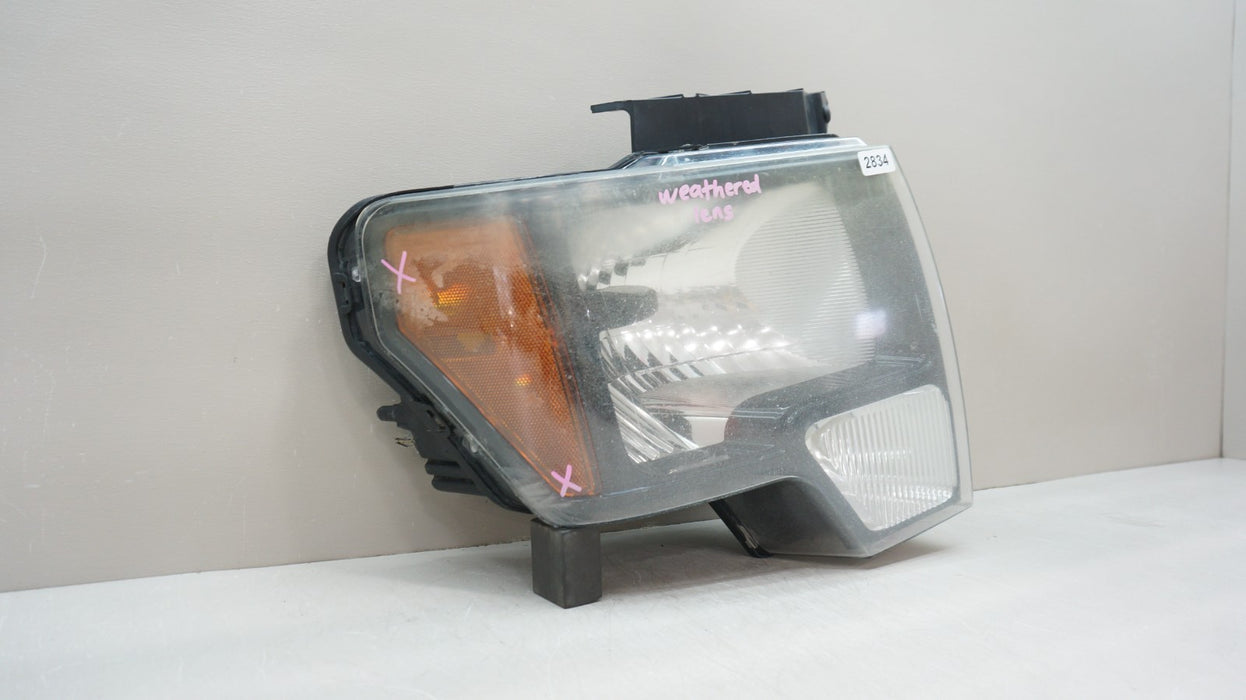 2009-2014 FORD F-150 FRONT RIGHT PASSENGER SIDE HALOGEN HEADLIGHT OEM