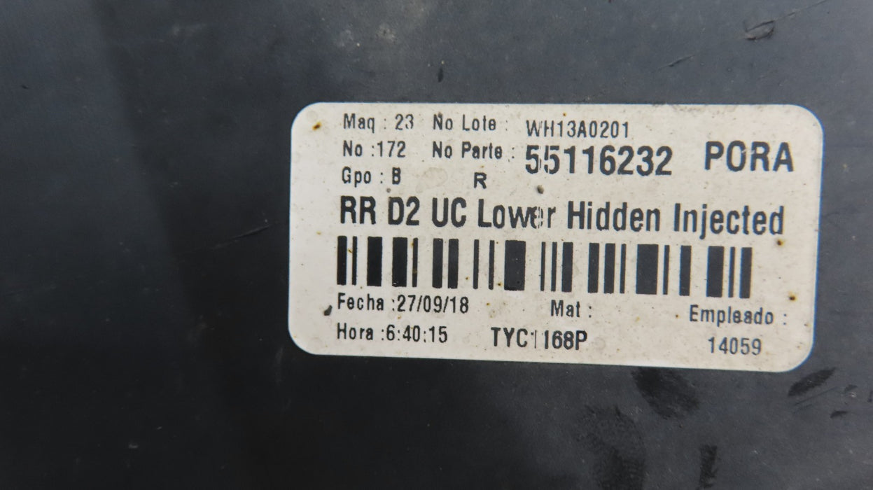 2018-2020 CHEVROLET EQUINOX REAR LOWER BUMPER COVER OEM