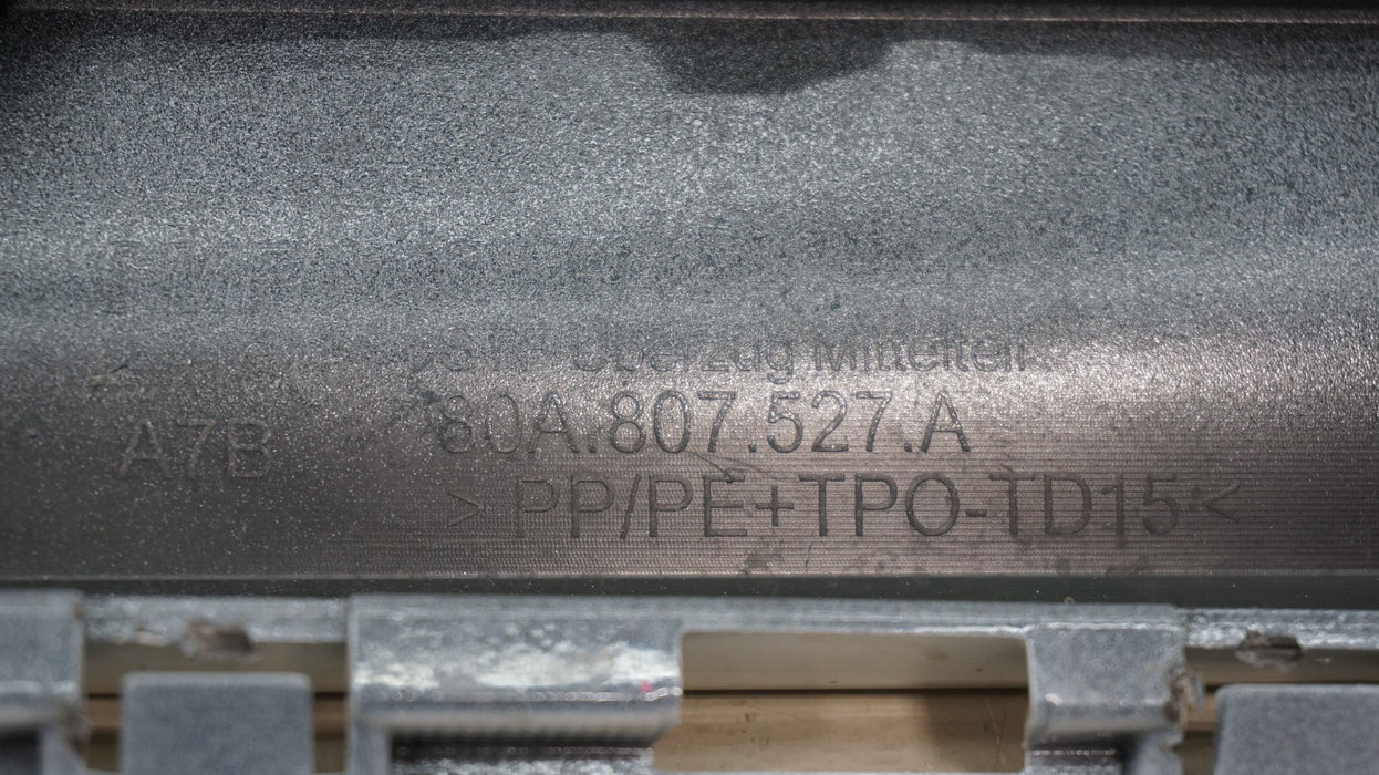 2021-2023 AUDI Q5 REAR MIDDLE LOWER BUMPER COVER VALANCE 80A807527A OEM