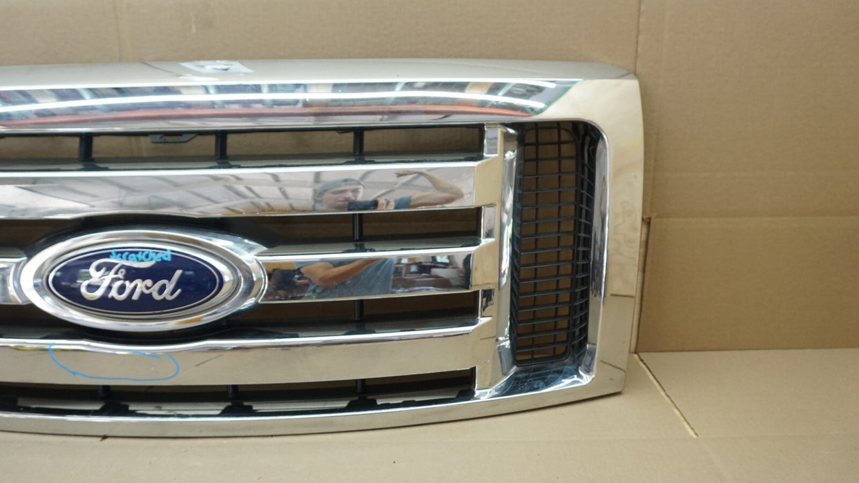 2010-2012 FORD F-150 F150 FRONT BUMPER UPPER RADIATOR GRILLE GRILL CHROME OEM
