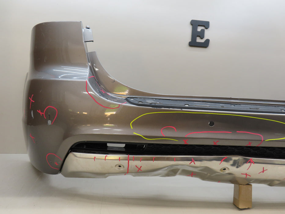 2011-2013 KIA SORENTO REAR BUMPER COVER W/ SKID PLATE OEM  86611-1U200