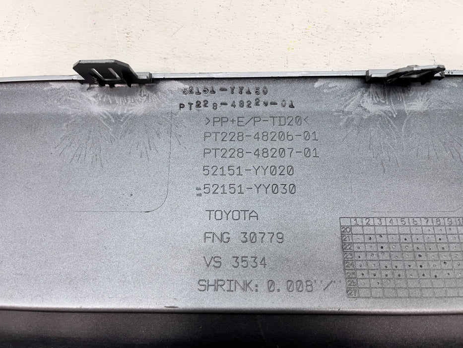 2020-2024 TOYOTA HIGHLANDER REAR LOWER BUMPER/TOWING HITCH COVER OEM PT228