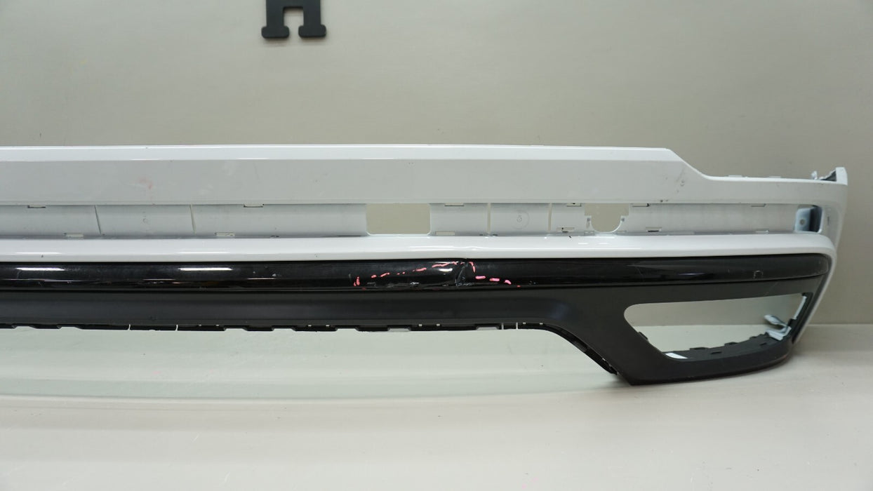 2019-2023 AUDI Q8 S-LINE REAR MIDDLE & LOWER BUMPER COVER OEM 4M8.807.527.D