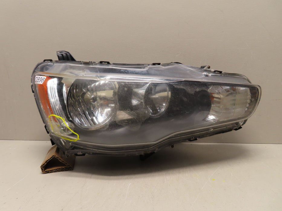 2008-2017 MITSUBISHI LANCER RIGHT PASSENGER HEADLIGHT HALOGEN OEM