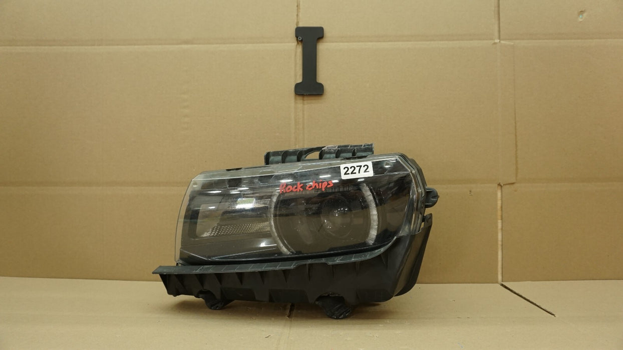 2014-2015 CHEVROLET CAMARO FRONT LEFT DRIVER SIDE HEADLIGHT HALOGEN OEM 14 15