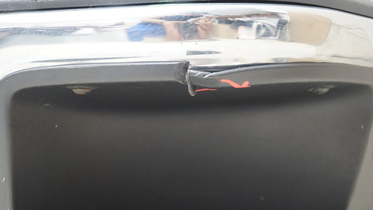 2014-2019 GMC SIERRA SILVERADO 1500 REAR BUMPER METAL COVER FACTORY CHROME OEM