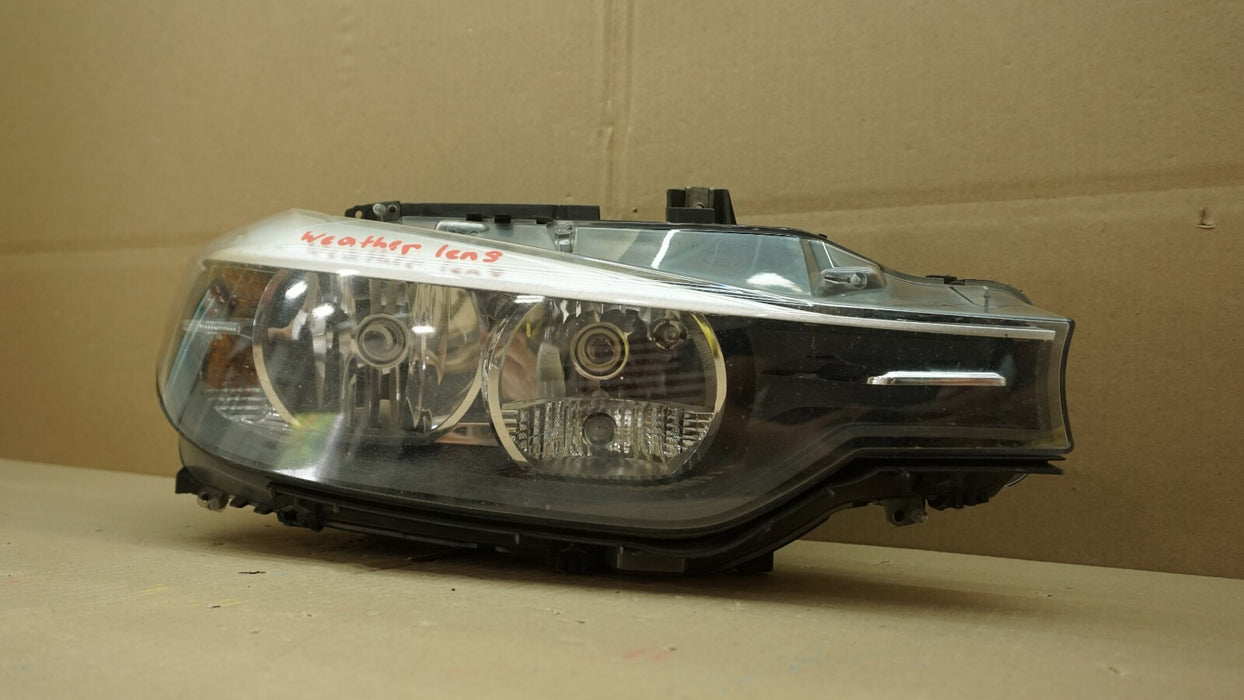 2012-2015 BMW 328i FRONT RIGHT PASSENGER SIDE HEADLIGHT HALOGEN OEM 12 13 14 15