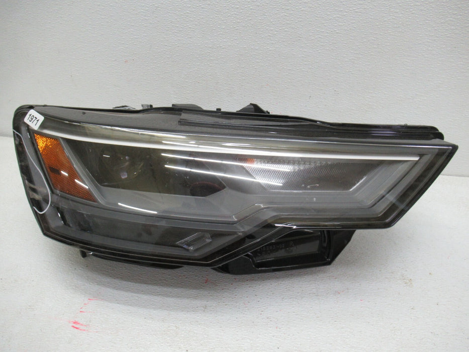 2019 - 2020 AUDI A6 QUATTRO FRONT RIGHT PASSENGER HEADLIGHT HEADLAMP LED OEM