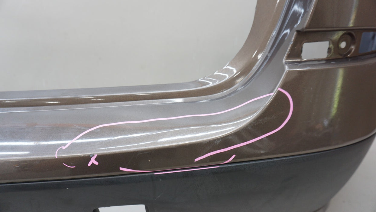 2011-2014 BMW X3 F25 REAR BUMPER COVER PANEL W/ MOLDING TRIM OEM 51127278478