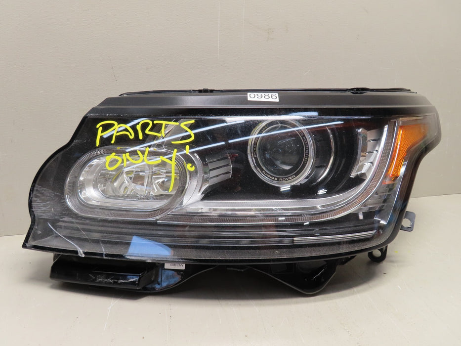 2013-2017 RANGE ROVER LEFT DRIVER XENON HID HEADLIGHT OEM CK52-13W030-FD 4 PARTS