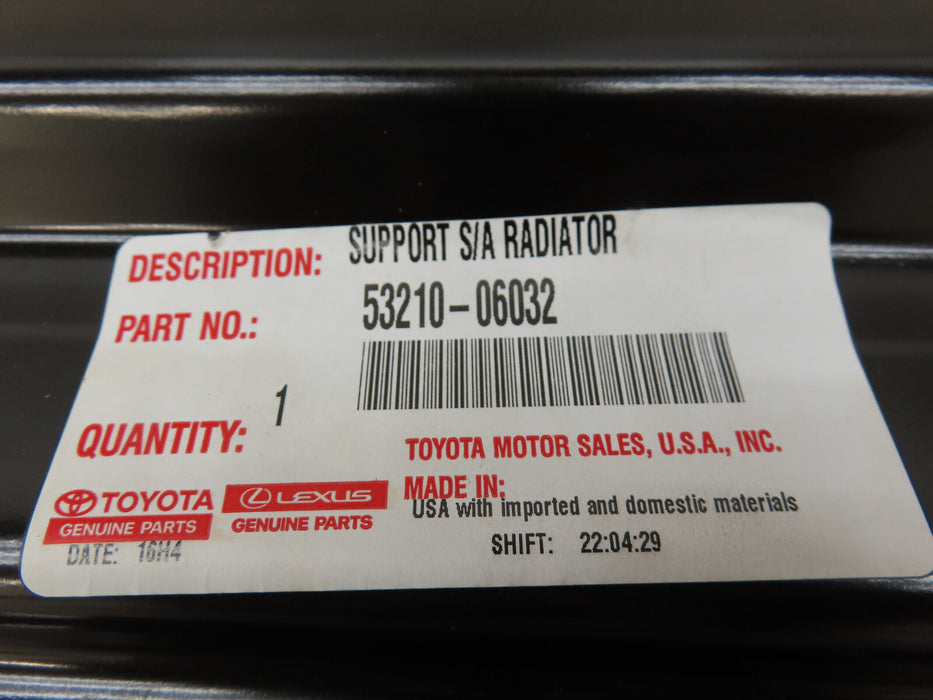 2007-2011 TOYOTA CAMRY RADIATOR SUPPORT ASSEMBLY OEM 53210-06032