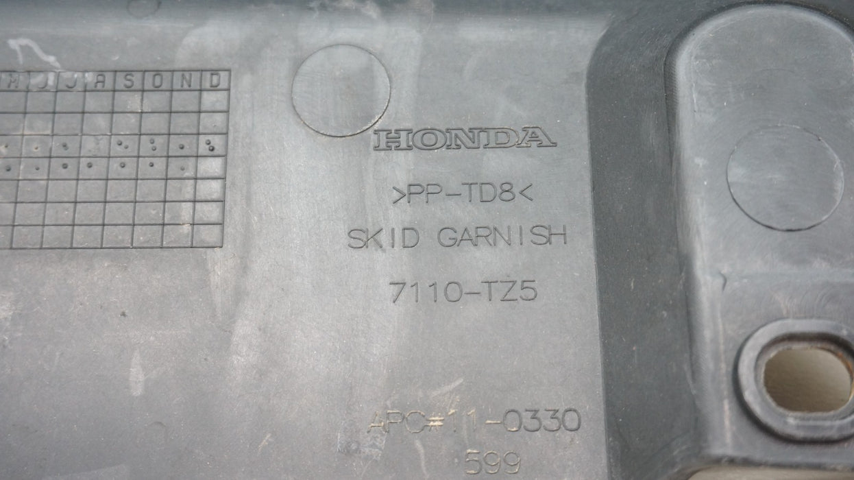 2014-2016 ACURA MDX FRONT LOWER BUMPER VALANCE PANEL OEM 7110-TZ5