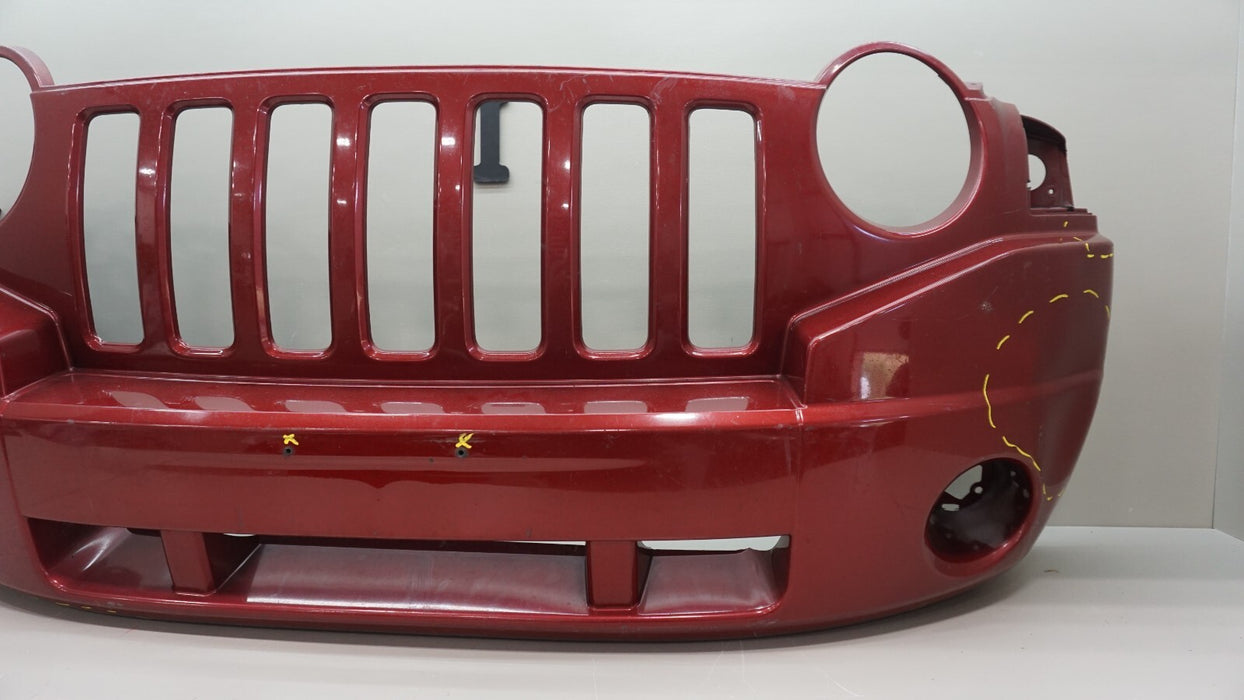 2007-2010 JEEP COMPASS FRONT BUMPER COVER RED 05116471AB OEM 07 08 09 10